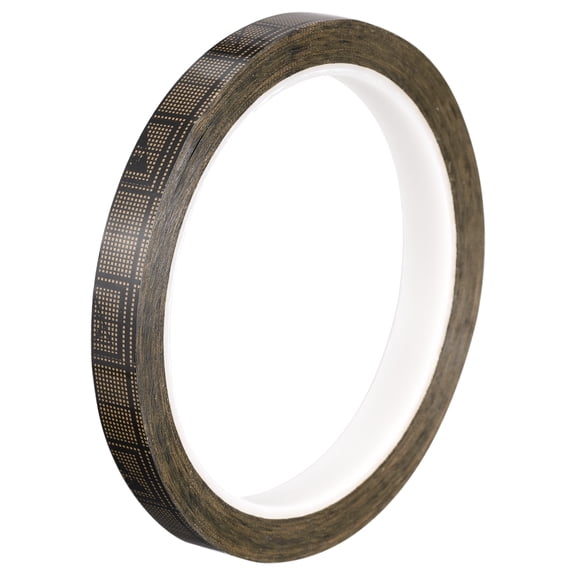 Adhesive Grid ESD Tape 0.39 Inch Wide x 118 FT Long Conductive Grid Tape Brown