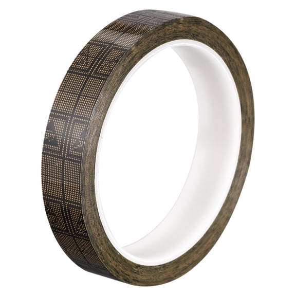 Adhesive Grid ESD Tape 0.71 Inch Wide x 118 FT Long Conductive Grid Tape Brown