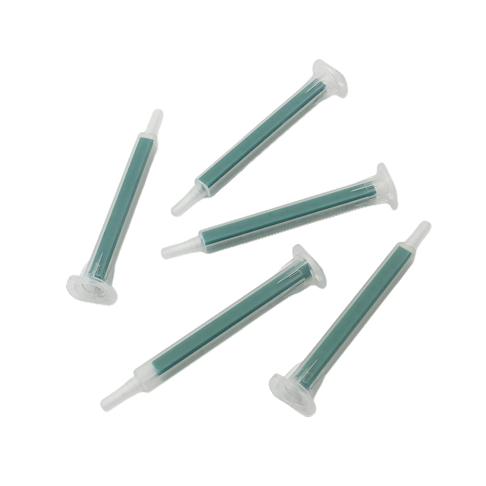 Adhesive Guns AB Mixing Hose Glue Dispensing Syringes Cartridges Adhesive Ratio Tips Glue Mixing Practical 50pcs/set