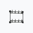 thumbnail image 1 of Adhesive Hanging Rack - Punch-Free Wall Mount Organizer Strong Self-Stick Backing Holds Up to 5kg Kitchen Bathroom Living Room Storage Slim Design Easy Installation No Drilling Required, 1 of 6