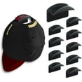 Adhesive Hat Holder for Baseball Caps, Wall Mount, No Drill, Pack of 10 ...