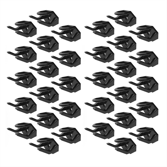 Adhesive Hat Hooks for Wall (32-Pack) - Hat Rack for Baseball Caps, Minimalist Hat Display