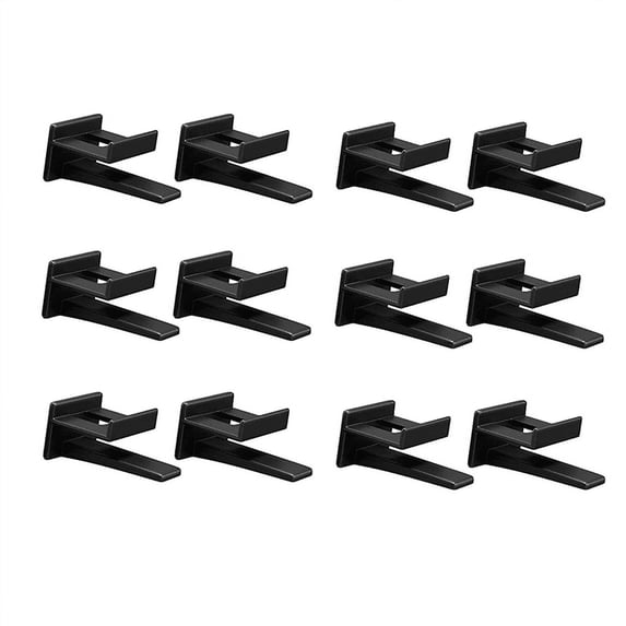 Adhesive Hat Rack Display Hooks for Wall & Door (12 Pack) Baseball Cap ...