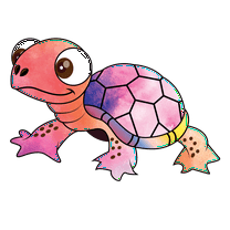 Adhesive Home Art Sea Turtle Decor Design Vinyl Wall Decal | 19" x 30" Kids Bedroom Living Room Removable Shell Marine Reptile Ectotherms Animal Wall Decoration Multi-colored Sticker