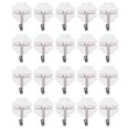 thumbnail image 1 of Adhesive Hook 20PCS White PlasticShaped Damage-Free Hanging Wall Hooks, 1 of 6