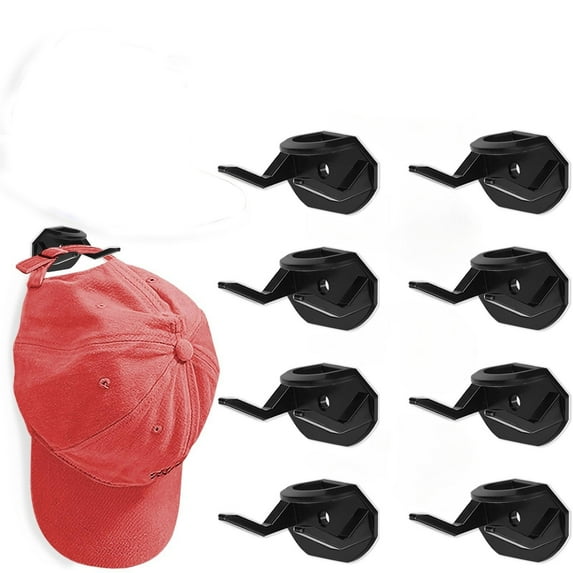 Adhesive Hooks,Baseball Cap Hooks Baseball Hat Rack Hat Organizer Display for Home Decor,Hat Holder Hanger for Wall,Door,Closet,No Drilling 1pc