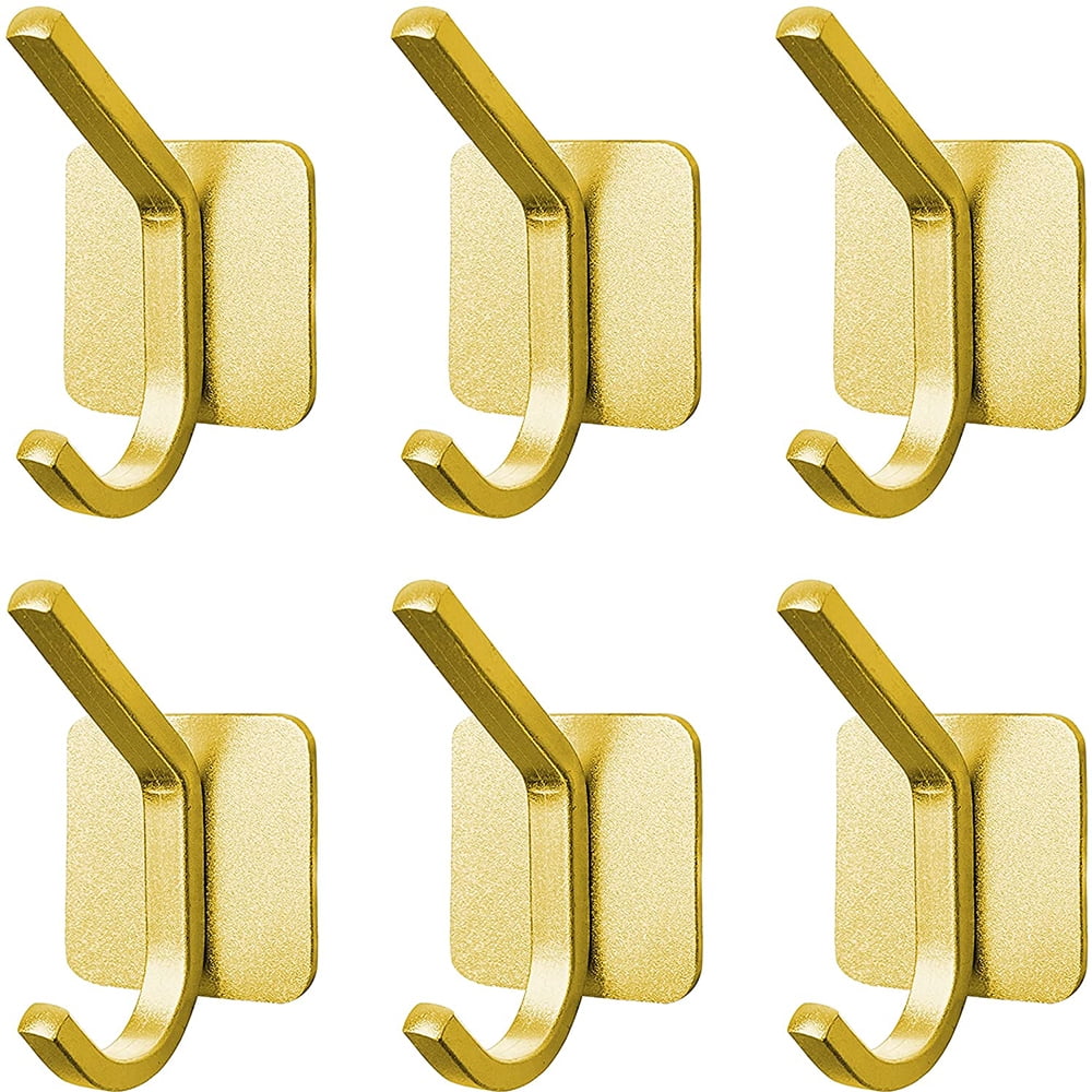 Gold adhesive hooks sale