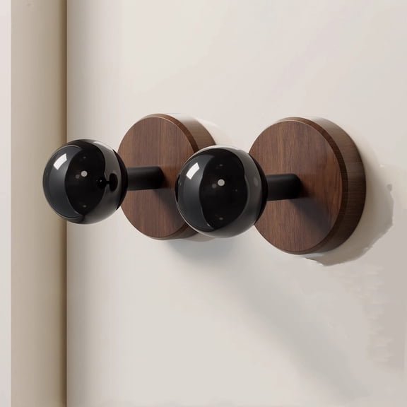 Adhesive Hooks, Rvkxad 10ml Strong Load Bearing Non Perforated Wall Hook, Non Marking Waterproof Hooks for Bathroom Kitchen Household Hanging, Black