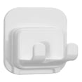 thumbnail image 1 of Adhesive Hooks for Shower Wall, Shaver Holder, Razor Holder, Plastic Storage Holders for Phone, Bathtub Organizers and Storage Shower Hook Kitchen Organizer for Razor Plug Towel, 1 Pcs, 3.1x2.4x1.6", 1 of 3
