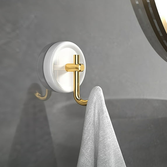 Adhesive Hooks Suction Cup Hooks for Shower Heavy Duty Bathroom Towel Hooks Ceramic Clothes Hook No Punching for Loofah,Wreath,Coat Hat Key, Wall Window Door Kitchen Bathroom Bedroom Entryway