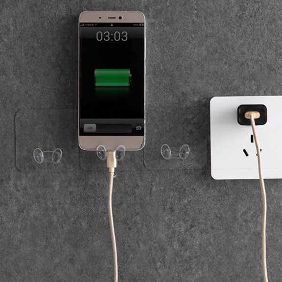 Adhesive Hooks, Transparent Self Adhesive Wall Hooks Heavy Duty Cloud Shaped Removable Waterproof Clear Plastic Sticky Hooks Seamless Utility Hooks for Bathroom Shower Kitchen Ceiling - 10 Pcs