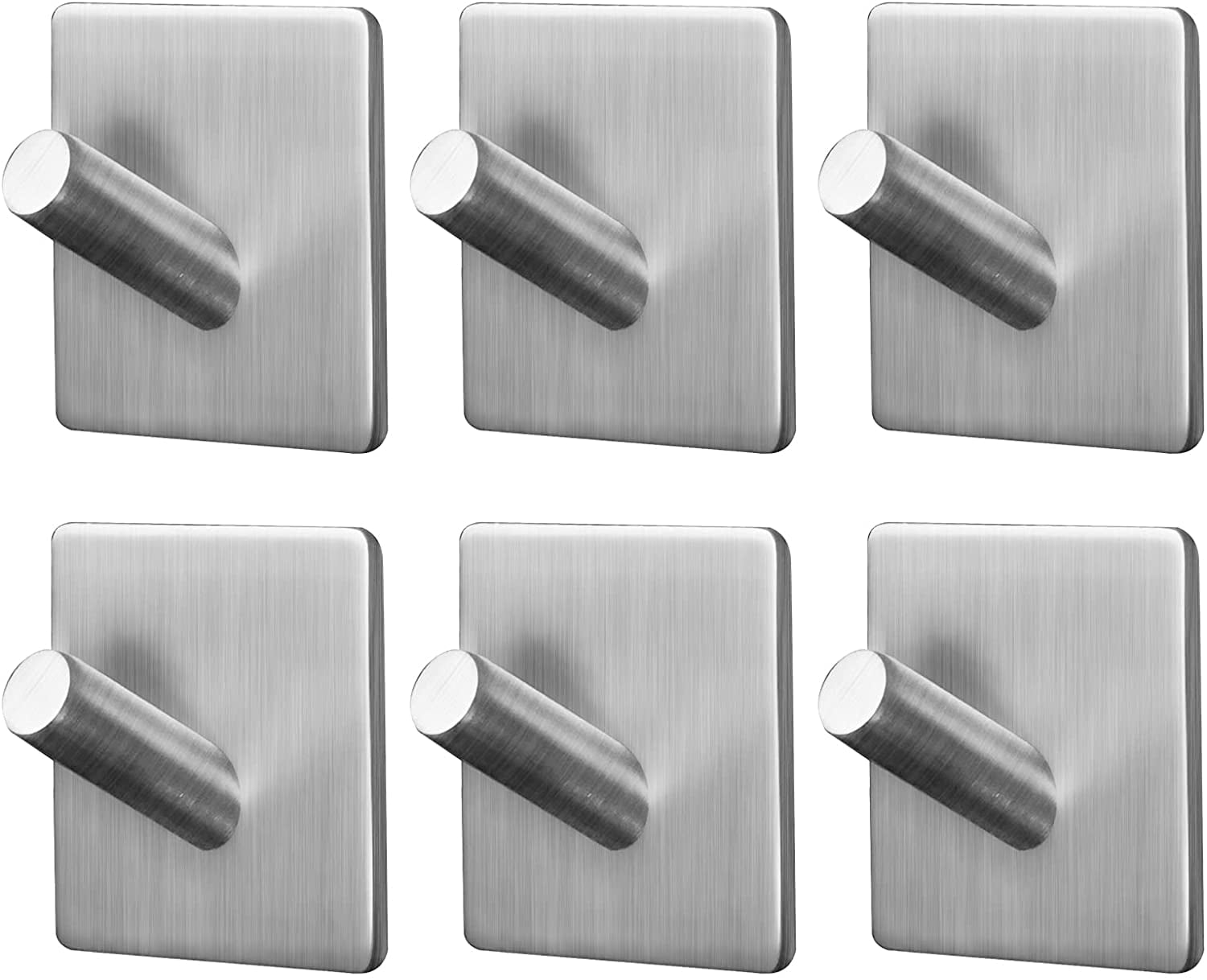 Adhesive Hooks, Wall Hanger Towel Hooks Heavy Duty Hooks for Hanging