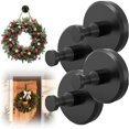 thumbnail image 1 of Adhesive Hooks for Walls, 2025 Upgraded Suction Cup Towel Hooks for Bathroom, Durable Matte Black Shower Hooks for Wall, No Drill Hooks Mounting on Glass, Tile, Mirrors (6, All), 1 of 7