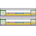 thumbnail image 1 of North Star Teacher Resources Adhesive Intermediate Traditional Cursive Desk Plates, 17.5" x 4", 36 Per Pack, 2 Packs, 1 of 4