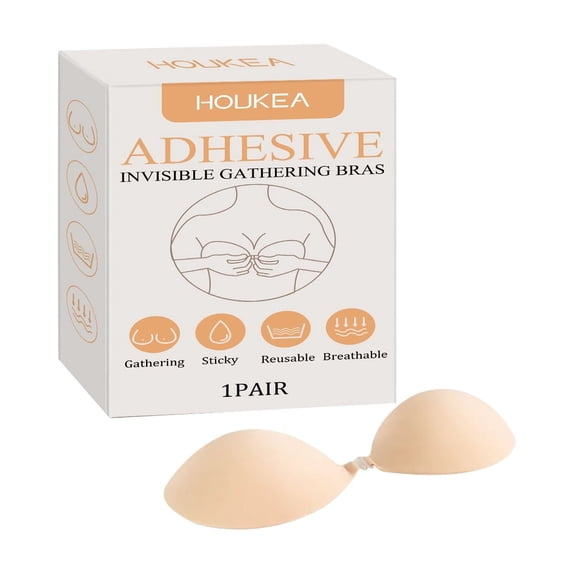 Adhesive Invisible Gathering Bras