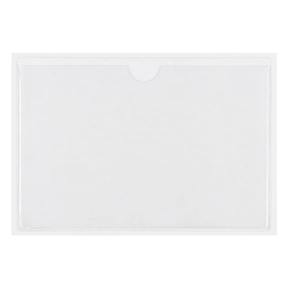 Adhesive Label Holders Pvc Card Pockets Top Open Index Card Holders Peel and Stick Label Pockets for Organizing Drawers Files 2026 New Kilougeis