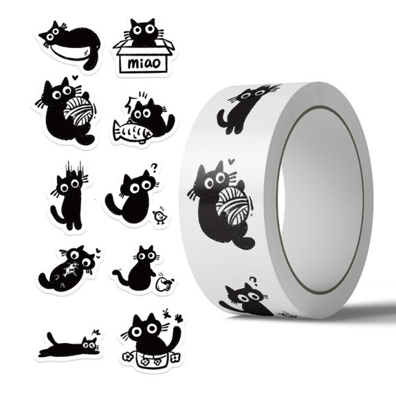 Adhesive Label Set for Use on Cups Notebook Envelopes and Personals Projects