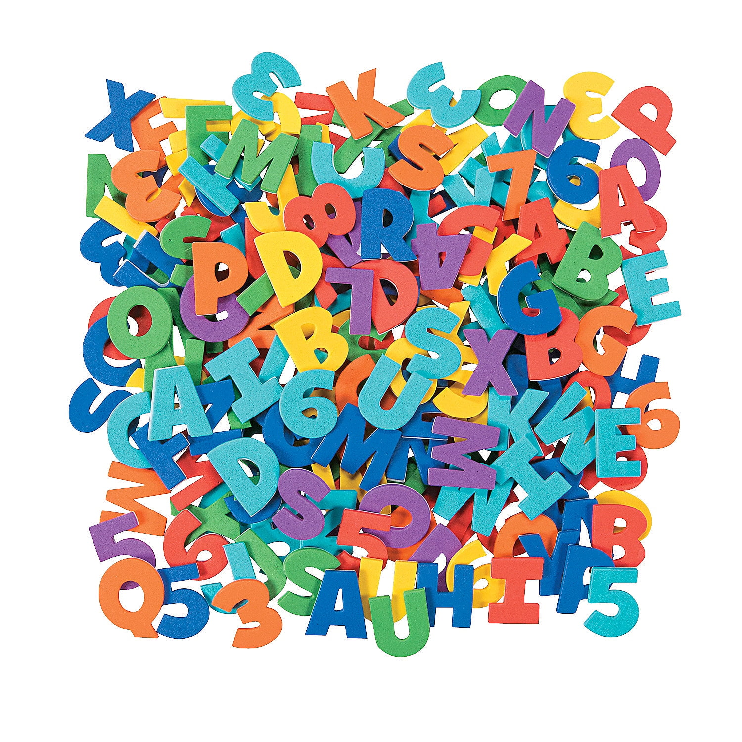 Colorations® Self Adhesive Foam Assorted Letters, Numbers and Shapes,179  Pieces