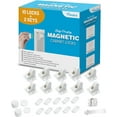 thumbnail image 1 of Adhesive Magnetic Locks for Cabinets & Drawers (10 Locks and 2 Keys), 1 of 9