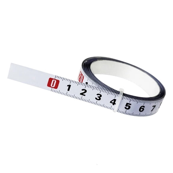 Adhesive Measuring Tape Miter Track Tape Measure Ruler Featuring Large Scale Marking for Easy Reading