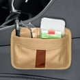 thumbnail image 1 of Adhesive Mesh Car Organizer Bag with Phone Holder, Multi-Pocket Storage Hanging Bag for Small Items, 1 of 6