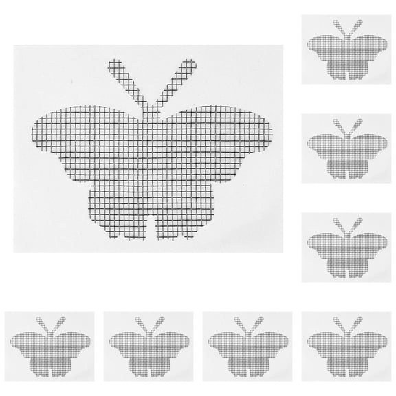 Adhesive Mesh Window Screen Repair Patch, Cute Decorative Fix for Holes in Screens, Concrete Patch Filler(10 Pcs)