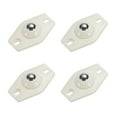 thumbnail image 1 of Adhesive Mini Caster Wheels, (White - 4Pack) Swivel Universal Caster 360 Degree Rotation Sticky Pulley, 1 of 6