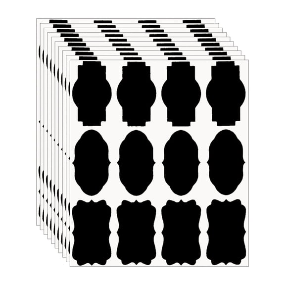 Adhesive Paper Label Stickers 120PCS Storage Box Labels for Gift Note Jars Crafts and Homemade Creation