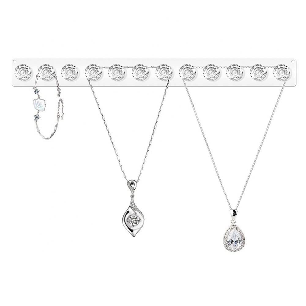 Adhesive Paste Wall Hanging Storage Jewelry Hooks Jewelry Display Organizer Earring Ring