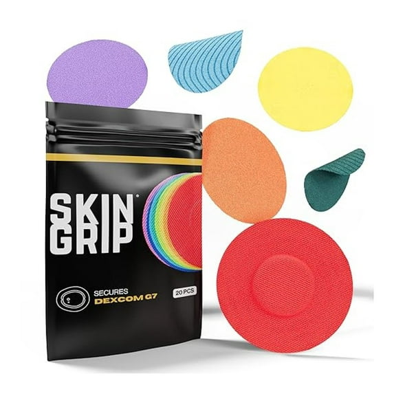 Adhesive Patches Compatible with Dexcom G7 & Stelo CGM – Waterproof & Sweatproof Cover for Continuous Glucose Monitor Sensor, Stays Secure for 10-15 Days – 20 Pack, Pack