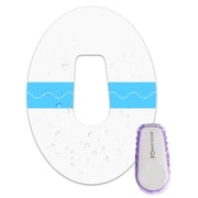 Adhesive Patches for G6-20 Pack Waterproof & Sweatproof Dexcom G6 Overpatch, Pre-Cut Backing Paper - Adhesive Sticker for G6,Easy to Use,Long Stay for 10 Days,Blue