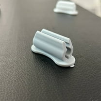 Adhesive Pen Holder for Wall, Pencil Holder for Desk Organizer, Silicone Pen Holders for Clipboard, Marker Holder Sticky Pen Holder for Desk, Office Supplies Stylus Holder (Grey/1 Pcs) 1.96x0.8"
