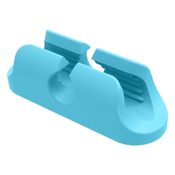 Adhesive Pencil Holders for Desk, Oimcto Silicone Flexible Pen Holder for Wall, Self Adhesive Stationery Organizer for Home Classroom, Teacher Desk Accessory, Blue