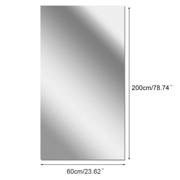 Adhesive Pet Mirror Wall Sticker | Easy To Apply | Reflective Decor For Various