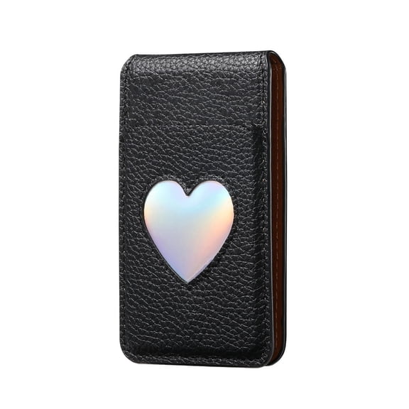 Adhesive Phone Card Case Secure Thin Mirror Storage for Women Travel Use