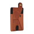 thumbnail image 1 of Adhesive Phone Card Holder with Stand Smart Phones or Cases PU Phone Wallet Two Way Adjustable Brown, 1 of 6