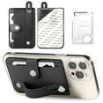 thumbnail image 1 of Adhesive Phone Wallet Card Case, Stick-On Card Holder for Mobile Phones, Organizes Credit Cards & Cash, Zipper Pocket for Keys, Magnetic Patch for Car Mounts & Stands, 1 of 2