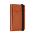thumbnail image 1 of Adhesive Phone Wallet Smart Phones or Cases Brown PU Stick on Card Holder Elastic Storage, 1 of 6
