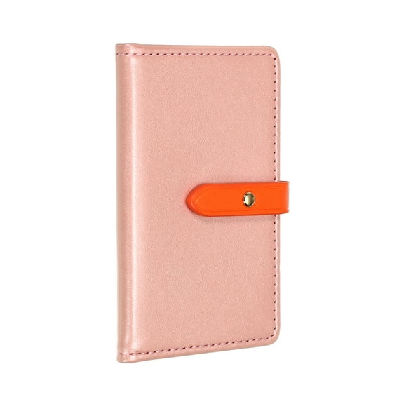 Adhesive Phone Wallet Smart Phones or Cases Rose Gold PU Stick on Card Holder Creative Elastic Storage