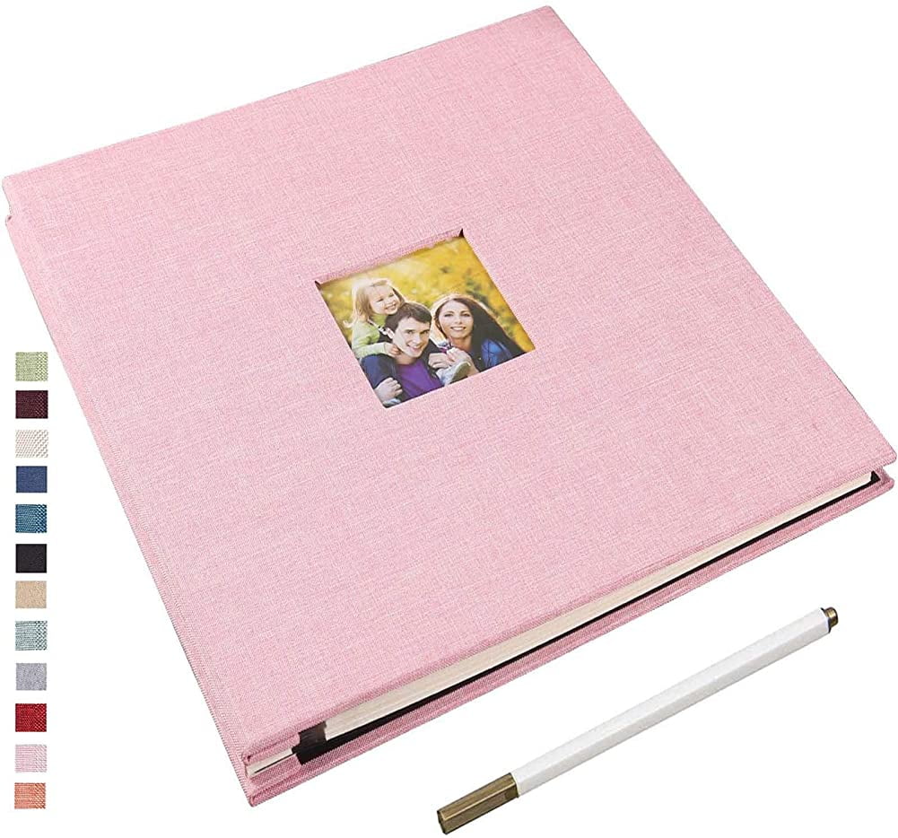 60 Pages Large Photo Album Self Adhesive 46 57 810 inch Pictures DIY  Scrapbook Magnetic Album for Family Wedding Christmas Gifts with Metal Pen  and Plastic Board 
