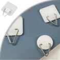 thumbnail image 1 of Adhesive Picture Hanger Foam Board Picture Hanging Hook Without Nail Sticky Photo Hook for Home Wall Art Photo Frame Bathroom Closet, 1 of 4