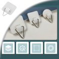 thumbnail image 1 of Adhesive Picture Hanger Foam Board Picture Hanging Hook Without Nail Sticky Photo Hook for Home Wall Art Photo Frame Bathroom Closet, 1 of 4