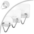 thumbnail image 1 of Adhesive Picture Hanger Foam Board Picture Hanging Hook Without Nail Sticky Photo Hook for Home Wall Art Photo Frame Bathroom Closet, 1 of 4