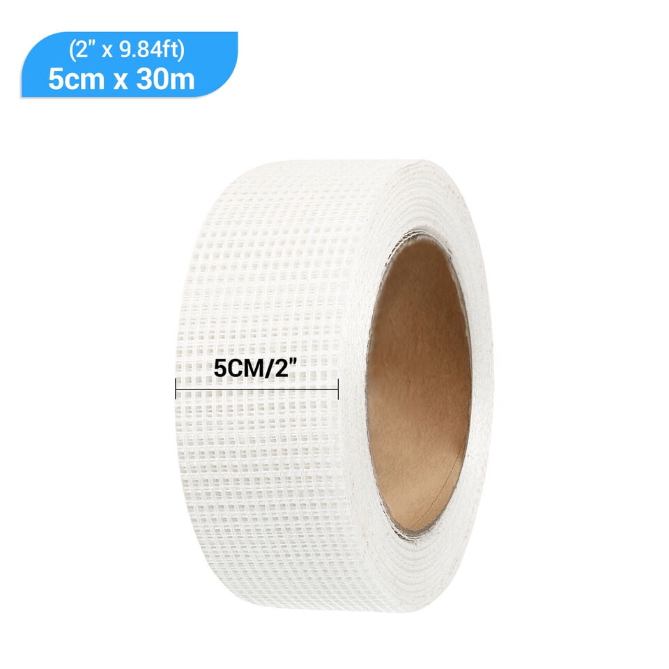 Adhesive PlasterBoard Joint Tape Fiberglass Mesh Wall Ceiling Plaster Joints 5cmx30m 30m