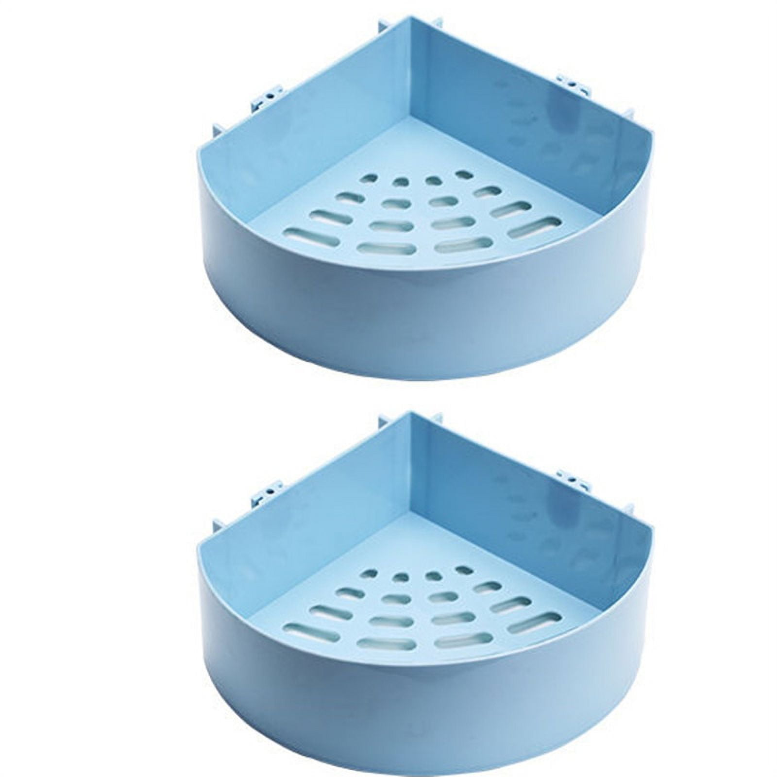 Adhesive Plastic Shower Caddy, for Angle and Straight Wall, Bathroom
