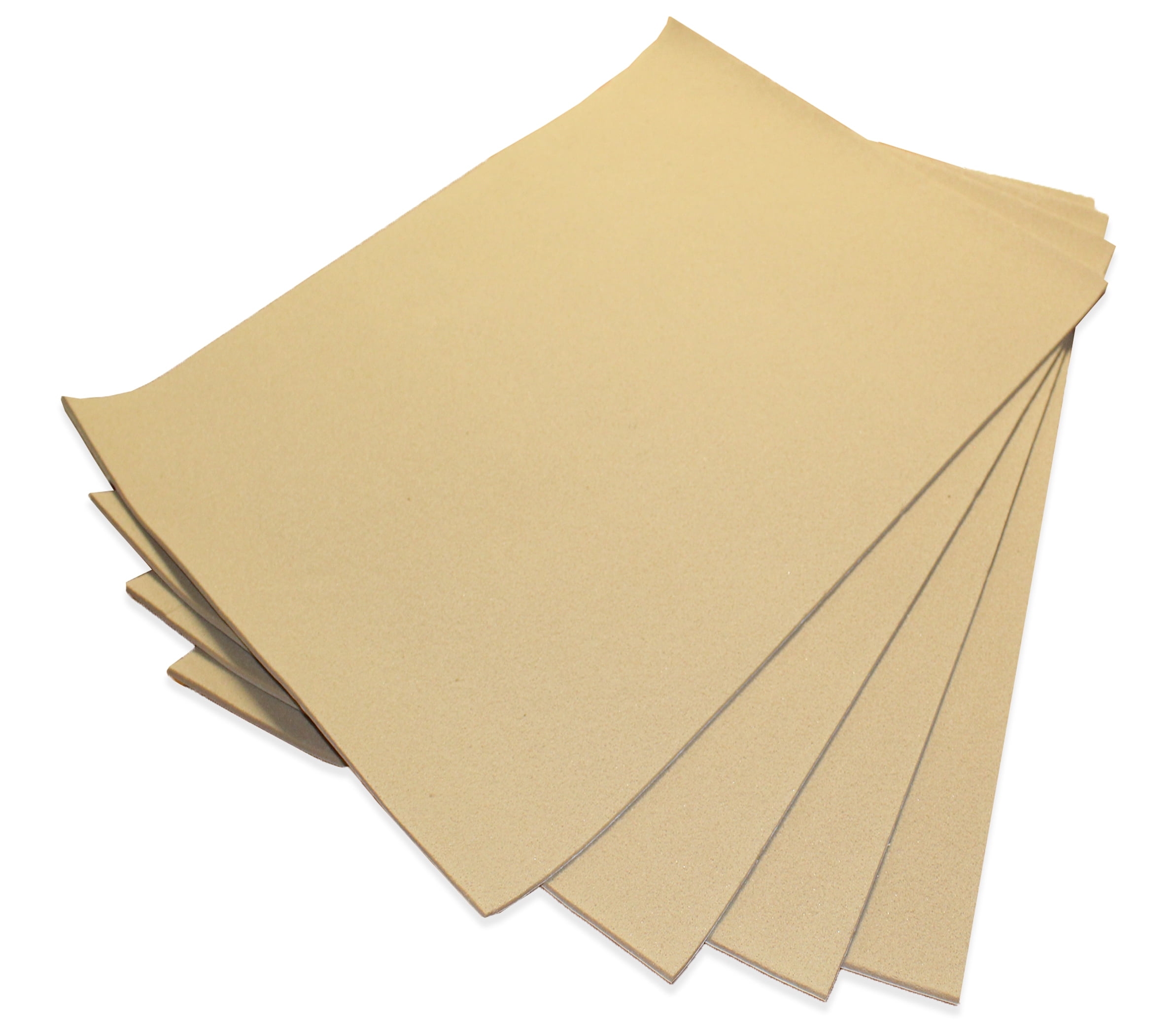 Adhesive Polycushion Foam Padding 1/8 Inch x 18 Inch x 24 Inch, Set of 4