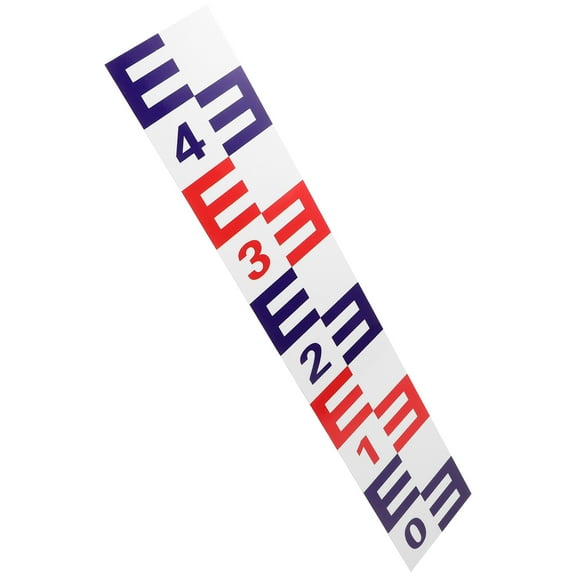 Adhesive Pool Water Level Ruler Water Level Gauge Decal Pool Water Level Scale