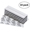 thumbnail image 1 of Adhesive Rectangular Strong Magnet Patch 10Pc, Rectangle Magnets 60 X 10 X 3 Mm with Branded Adhesive Tape Magnets with Extra Strong Self Adhesive Adhesive Film for Diy Kitchen Basement Building, 1 of 5