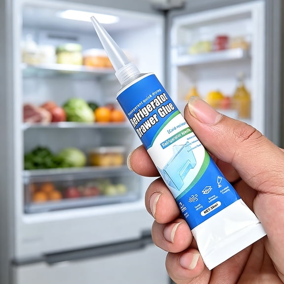 Adhesive Refrigerator Drawer Divider Panel Shelf Organizer Strong Glue for Fridge