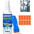 thumbnail image 1 of Adhesive Remover, Powerful Sticker Remover Spray with Scraper, Glue Remover for Windows, Glass, Plastic, Carpet, Rdly Removes Sticker, Glue, Tape, Labels Remover and Car Sticker Remover, 1 of 4
